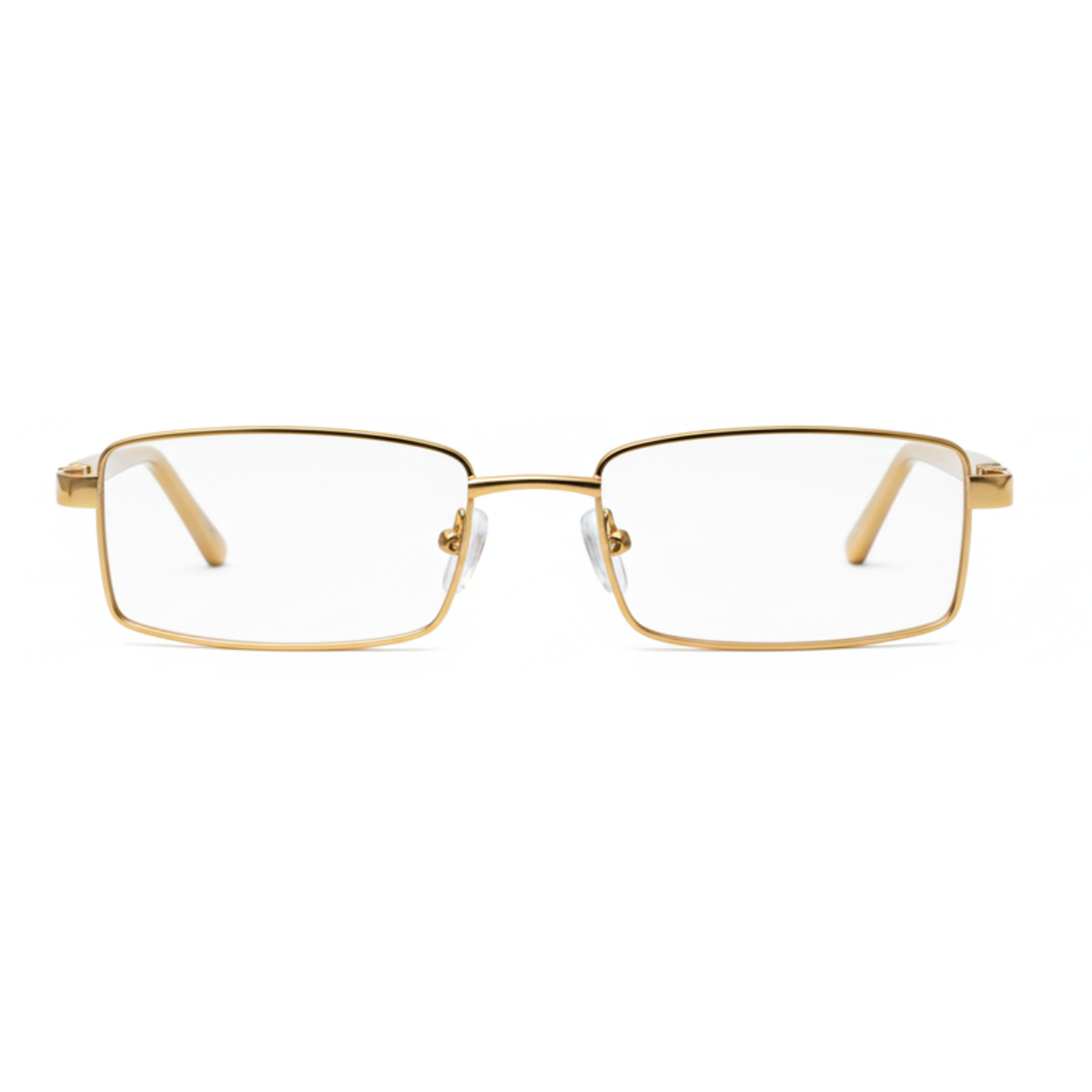 AllView Lens Axis Elite Full-Rim Rectangular Metal Eyeglasses for Men - Image 2