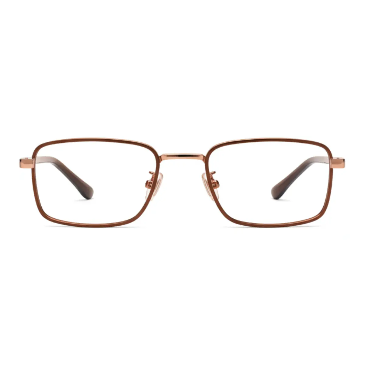 AllView Lens Axis Classic Full-Rim Rectangle Metal Eyeglasses | Medium Fit - Image 2