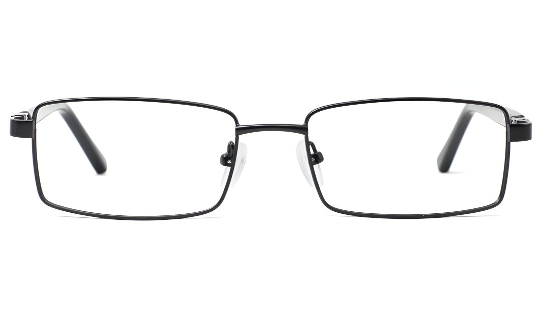 AllView Lens Axis Elite Full-Rim Rectangular Metal Eyeglasses for Men - Image 4