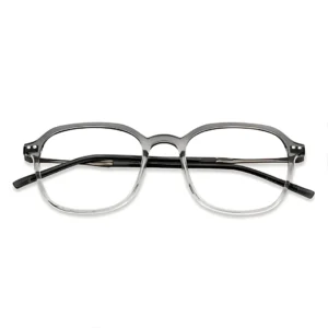 AllView Lens AVLTFRS1C Transparent Square Eyeglasses Frame | Full Rim | Lightweight & Stylish